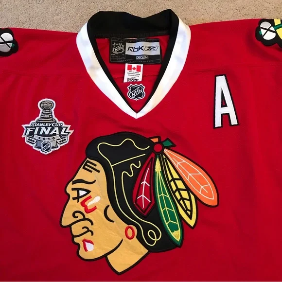 Reebok Chicago Blackhawks 2010 Stanley Cup Final Authentic Jersey Adult Size 48 - Picture 2 of 11